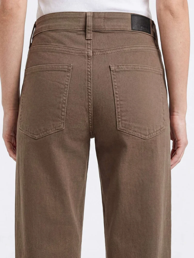 MAVI - Leila, Mid Waist, Baggy Barrel Jeans, Morel Denim