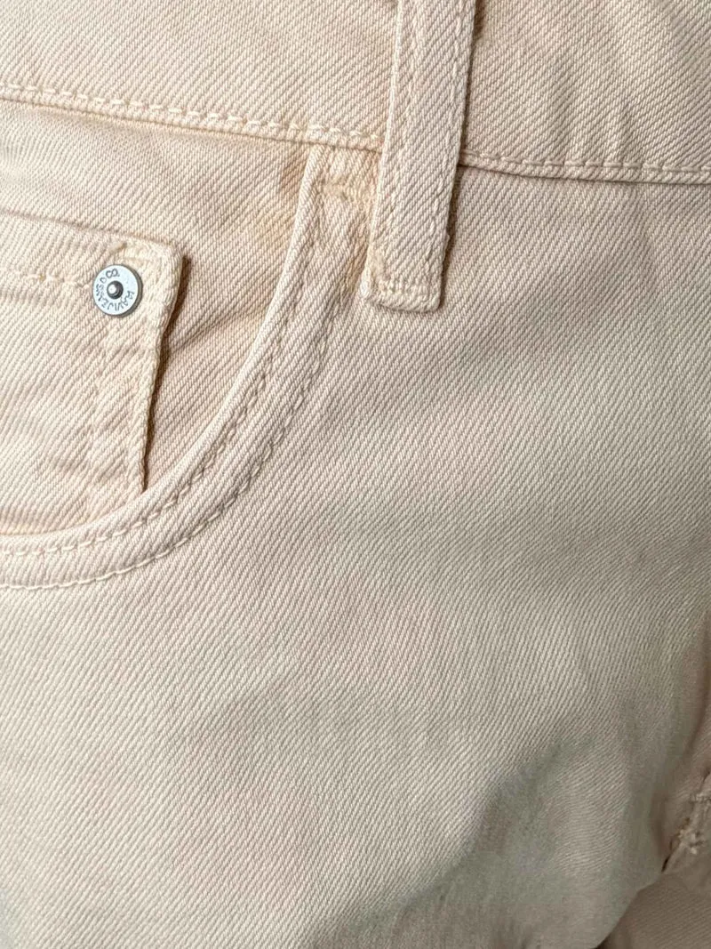 MAVI - Leila, Mid Waist, Baggy Barrel Jeans, Biscotti Denim