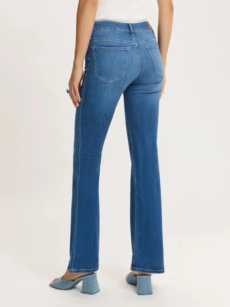 CROSS JEANS - FAYE, Bootcut, High-Waist, Mid Blue