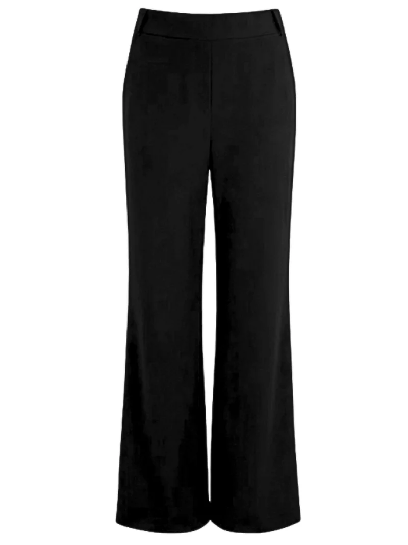 ONLY M -Travel-Wear Strong – Damen Stoffhose in Straight Fit und High Waist, Black