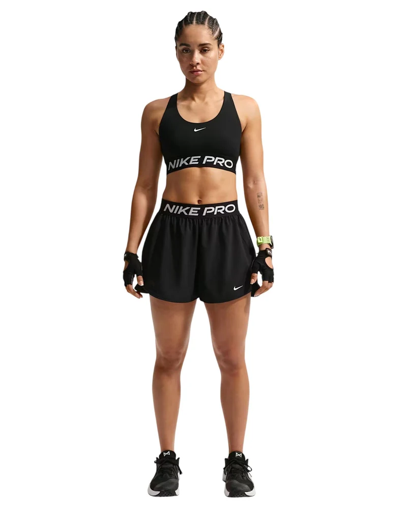 Reggiseno Sportivo Ls Pro Elast Logo - Black/White