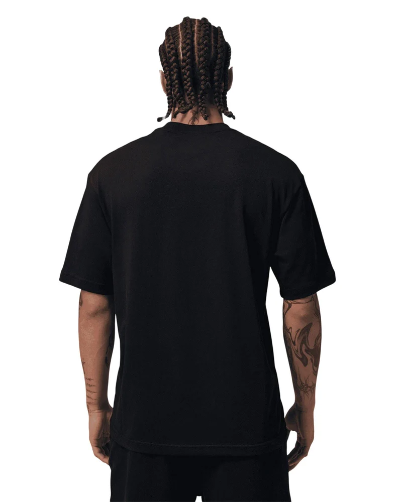 T-Shirt Jordan Big Logo - Black/Red