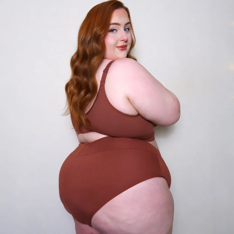 Organic Cotton Full Brief Knickers - Root Beer