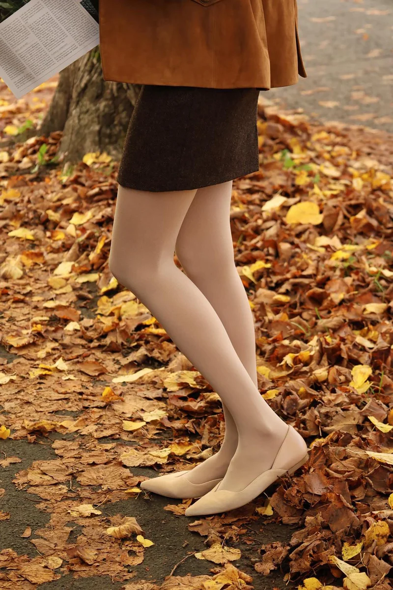 120 Denier Tights - Builder's Tea