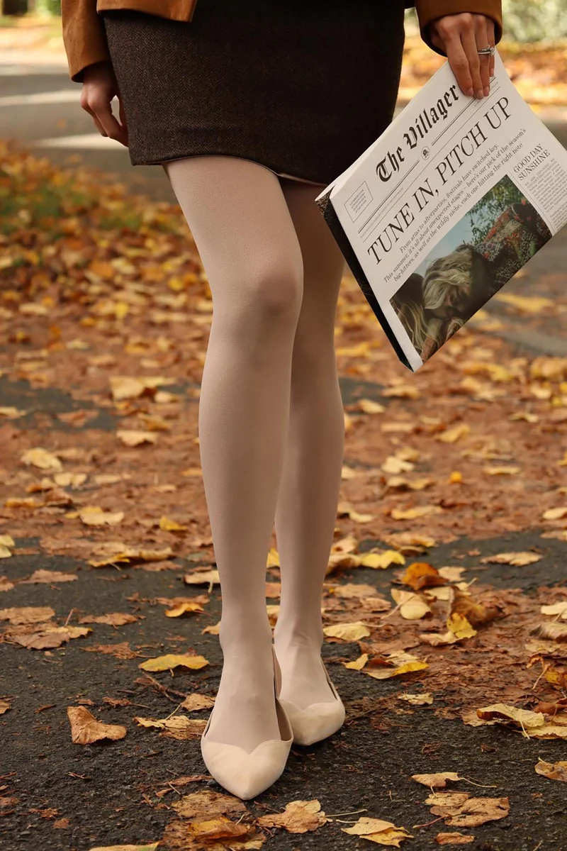 120 Denier Tights - Builder's Tea