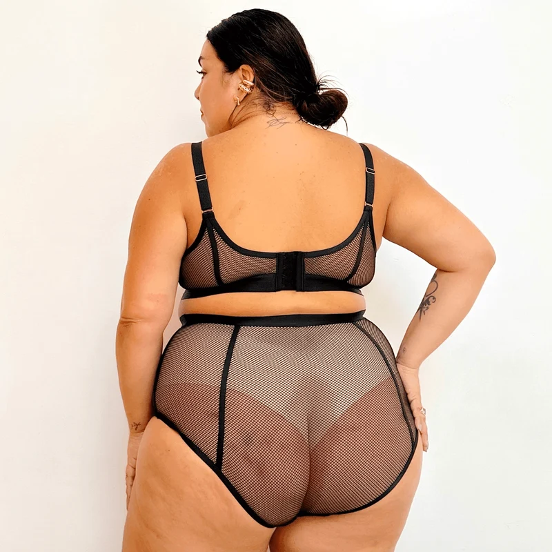 Tangled Fishnet Bra