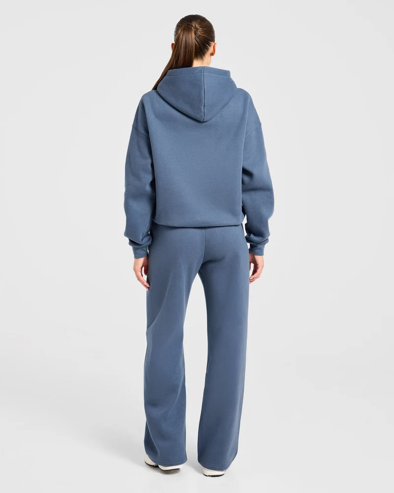Varsity 2.0 Oversized Straight Leg Joggers - Denim Bleu