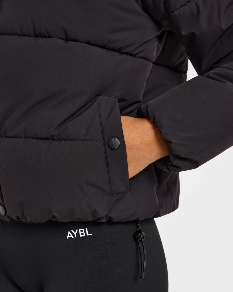 Signature Puffer Coat - Noir
