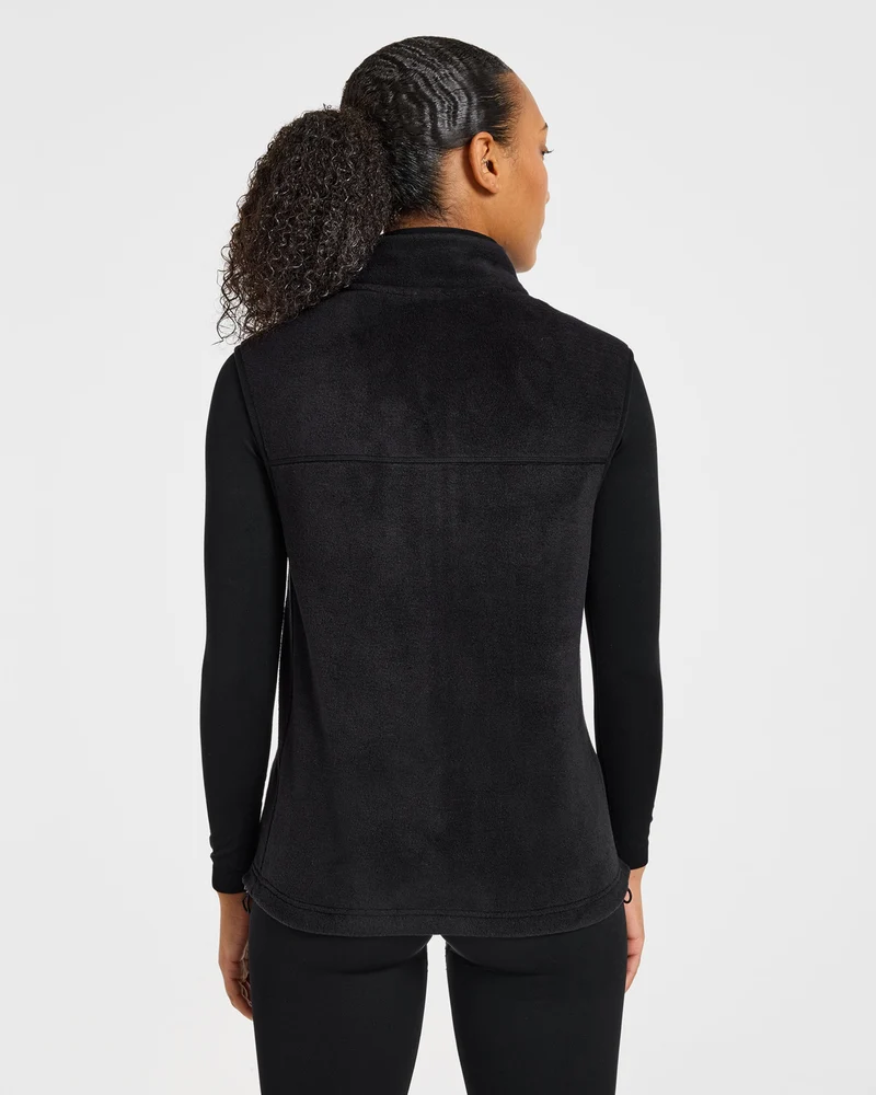 Signature Lightweight Fleece Gilet - Noir