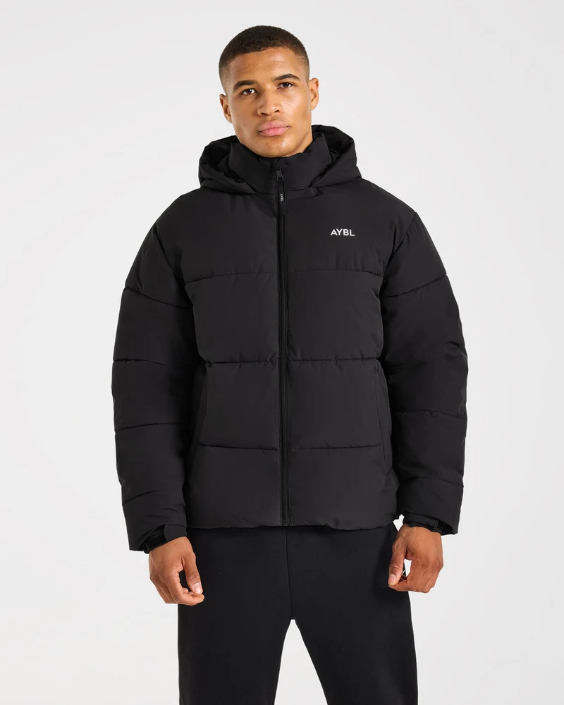 Classic Puffer Coat - Noir