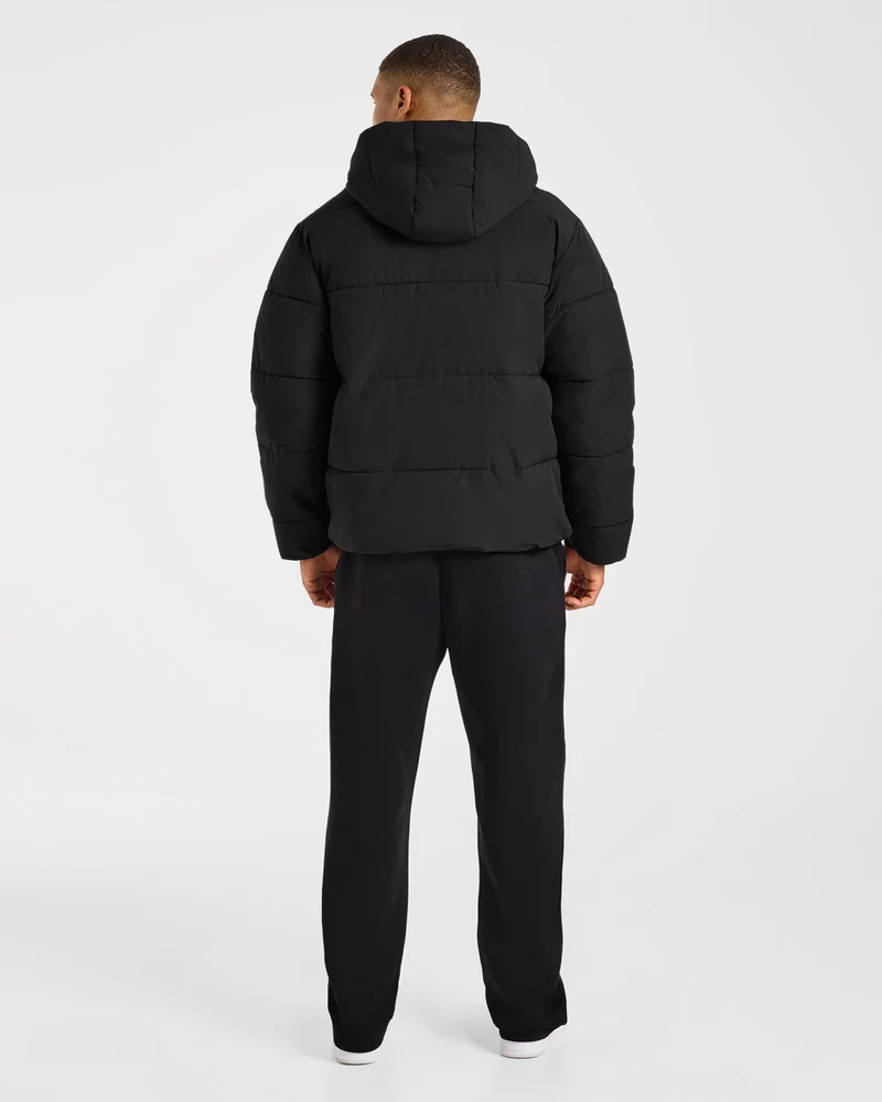 Classic Puffer Coat - Noir
