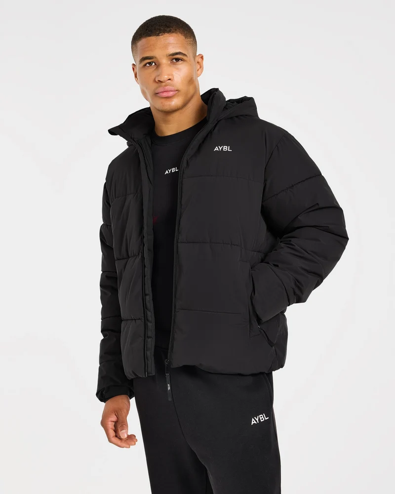 Classic Puffer Coat - Noir