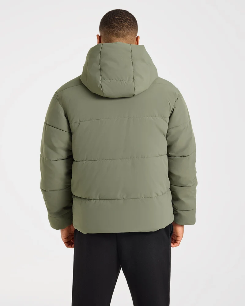 Classic Puffer Coat - Khaki