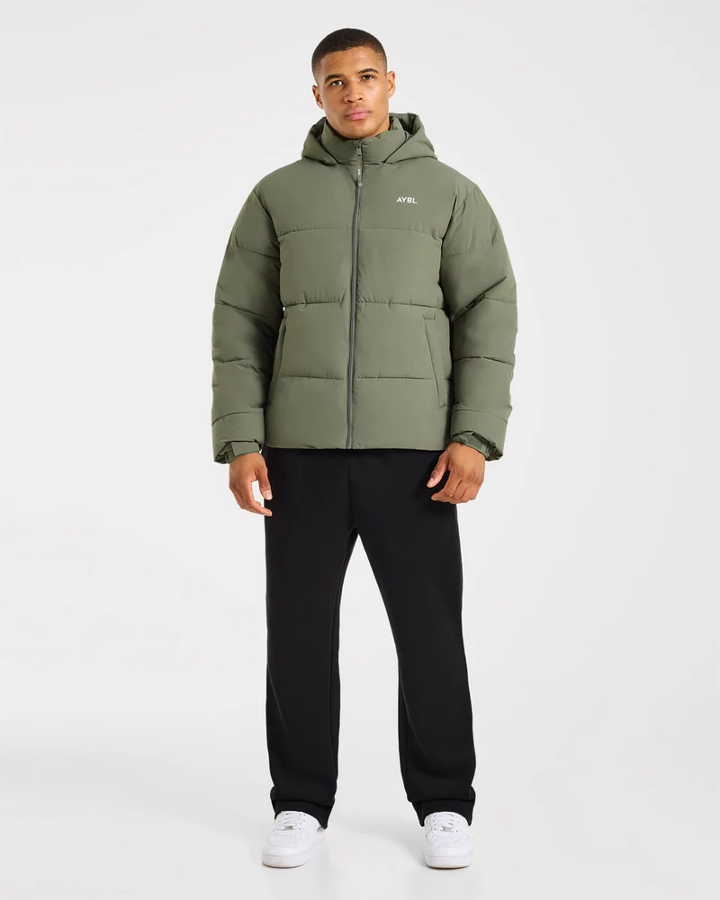 Classic Puffer Coat - Khaki