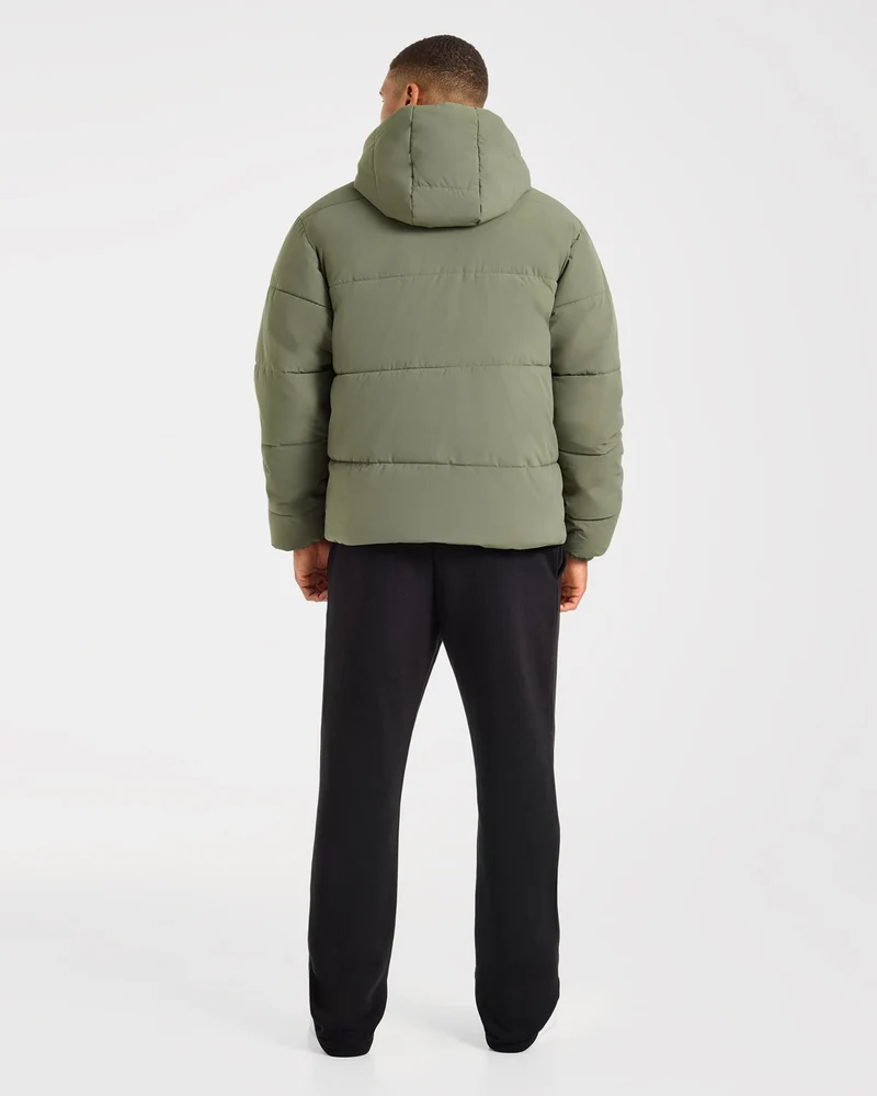 Classic Puffer Coat - Khaki