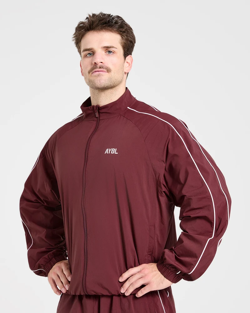 Cam Kissel x Track Jacket - Burgundy