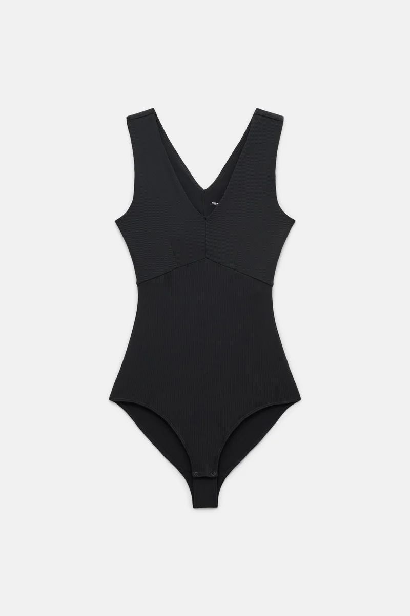 Body col V noir