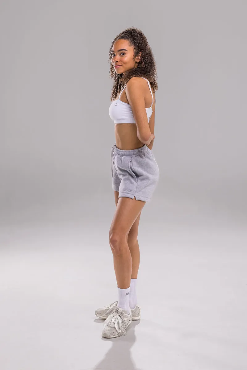 Heavy Blend Jogger Short - Heather Grey