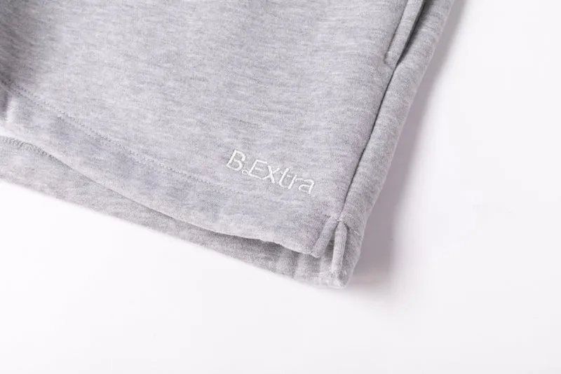 Heavy Blend Jogger Short - Heather Grey