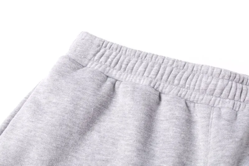 Heavy Blend Jogger Short - Heather Grey