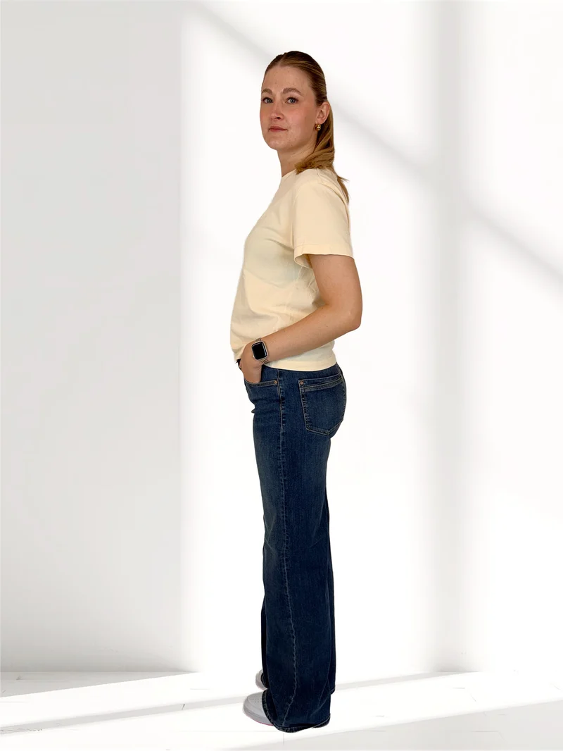 MAVI - MALIBU, High Waist, Loose Wide Leg, Indigo Shades Str
