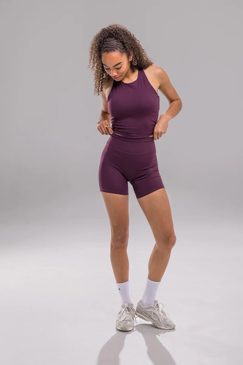 Zara Top - Cherry Lacquer