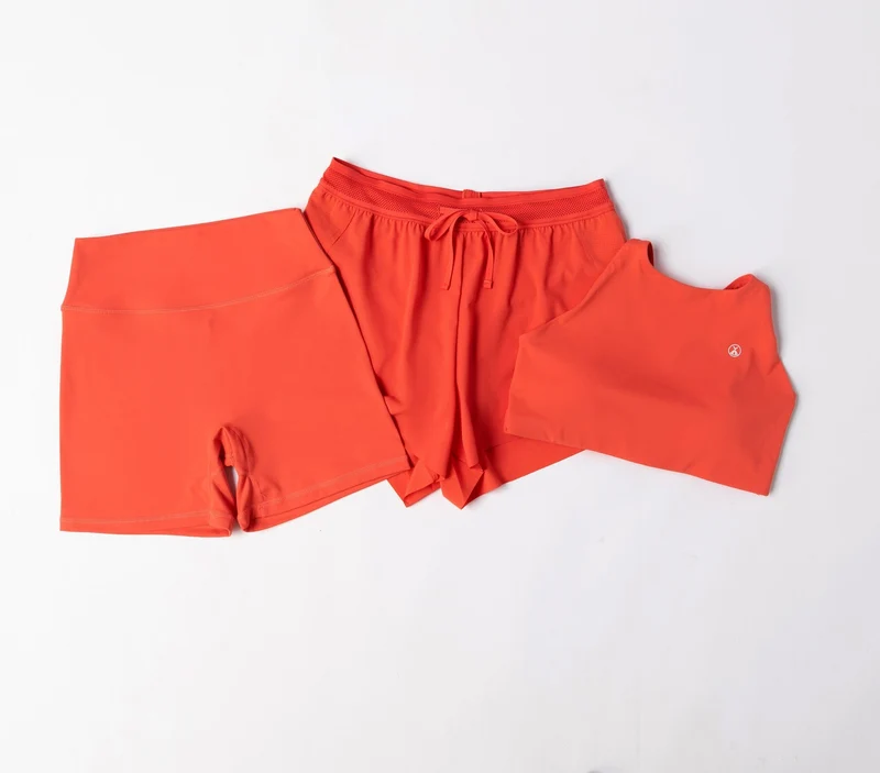 Halo Short Mid|High Rise - Papaya