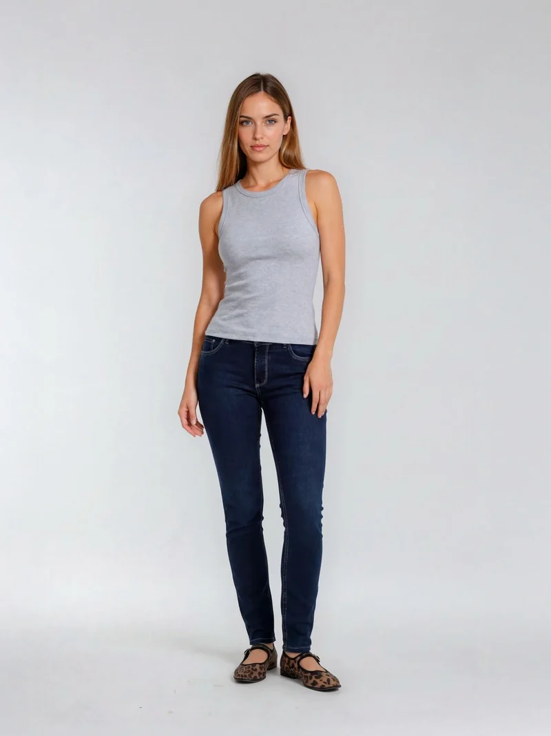 PIONEER - SALLY, Straight Fit, Mid-Waist, Blue Black Used