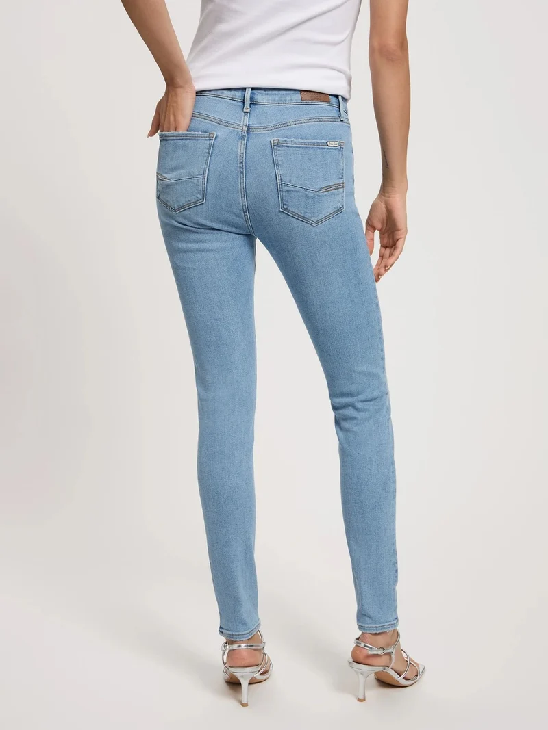CROSS JEANS - ALAN, Skinny Fit, Mid-Waist, Light Mid Blue Used