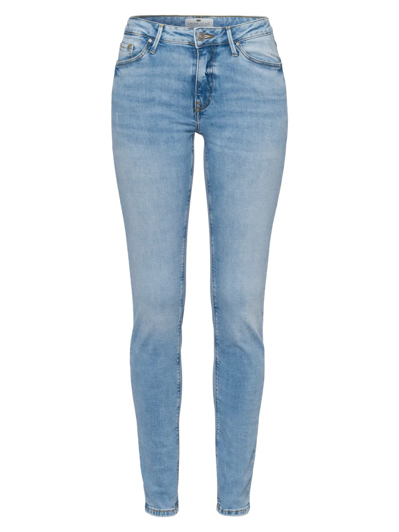 CROSS JEANS - ALAN, Skinny Fit, Mid-Waist, Light Mid Blue Used