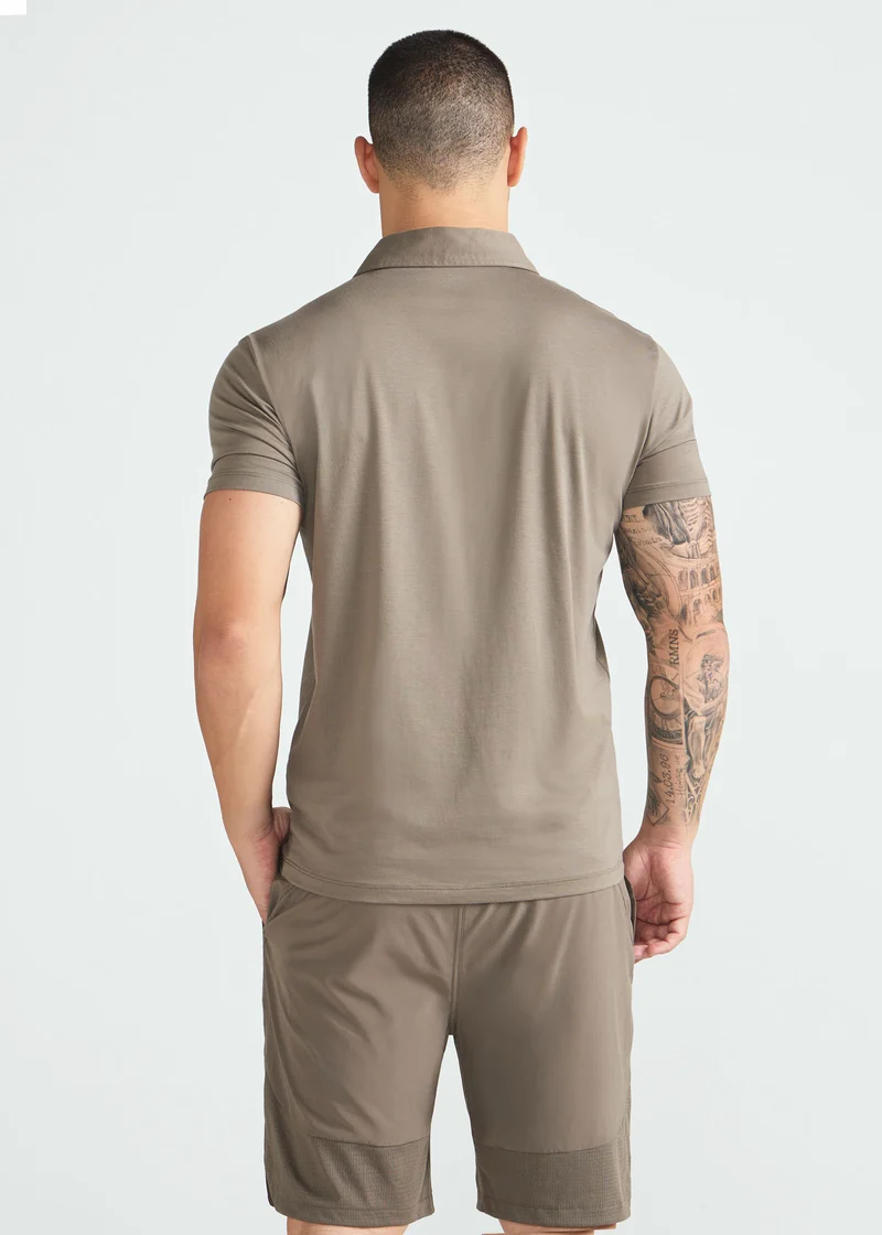 Polo Homem Manga Curta Pima Premium