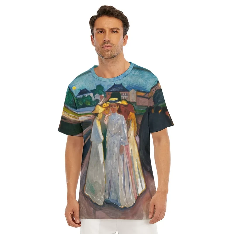On the Bridge by Edvard Munch T-Shirt