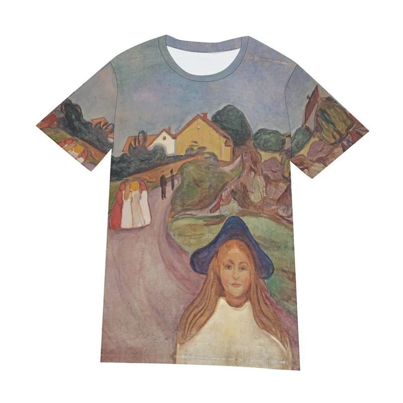 Edvard Munch's Road in Aasgaardstrand T-Shirt