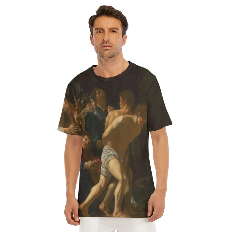 Christ Carrying The Cross Caravaggio Baroque Art T-Shirt