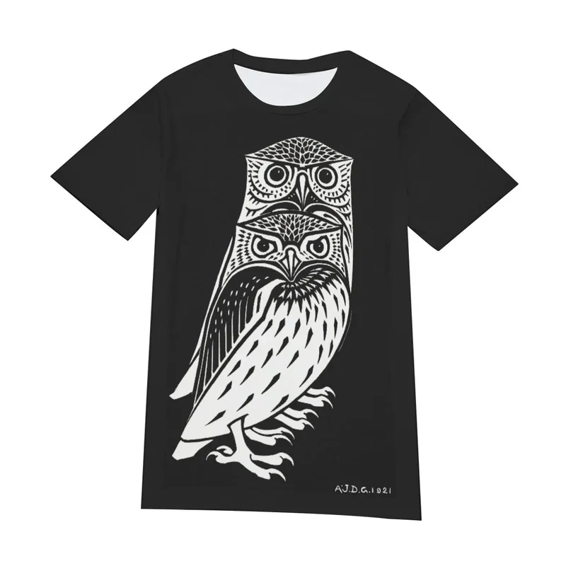 Two Owls by Julie de Graag T-Shirt