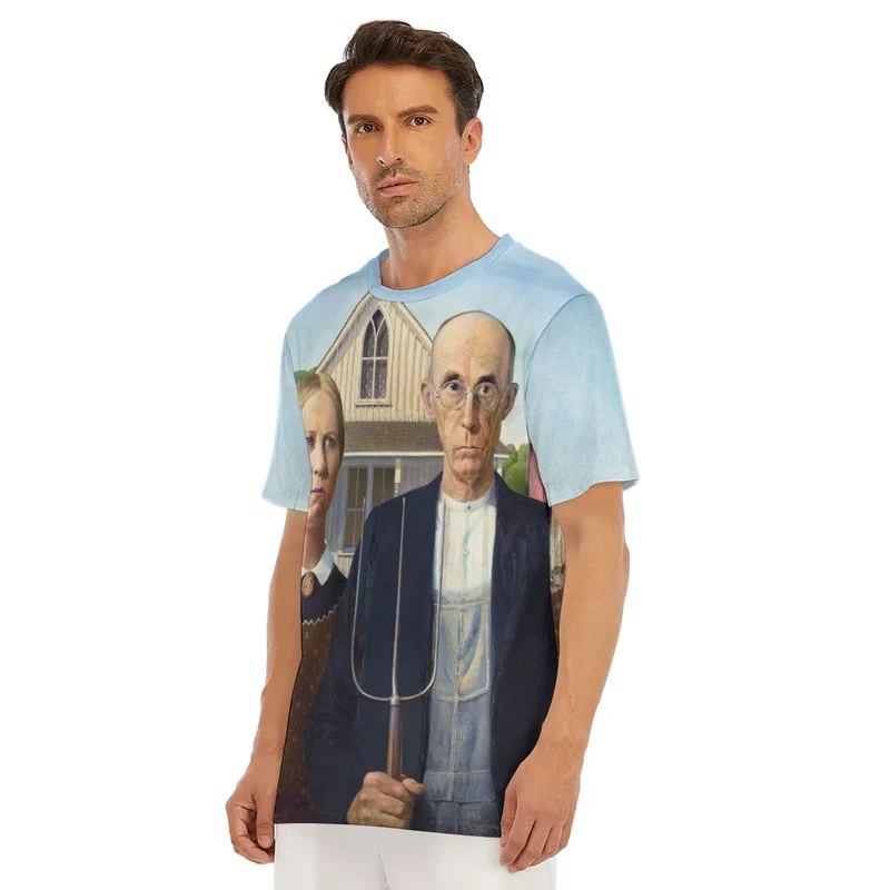 American Gothic by Grant Wood T-Shirt