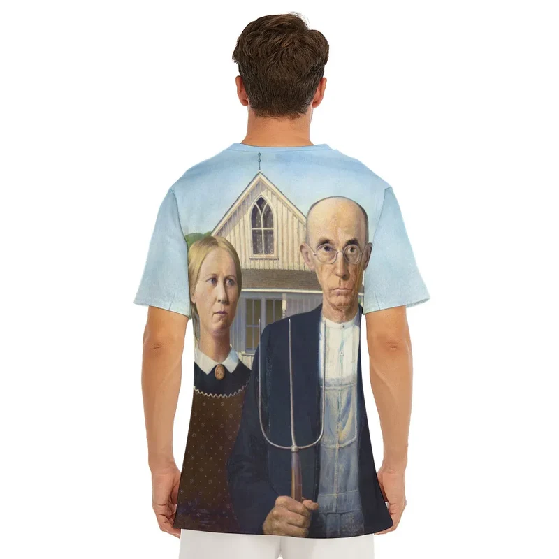 American Gothic by Grant Wood T-Shirt