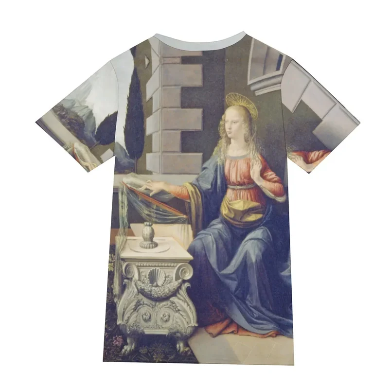 Leonardo da Vinci's The Annunciation T-Shirt