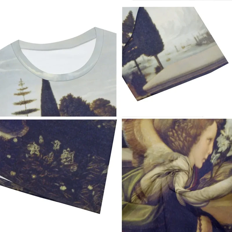 Leonardo da Vinci's The Annunciation T-Shirt