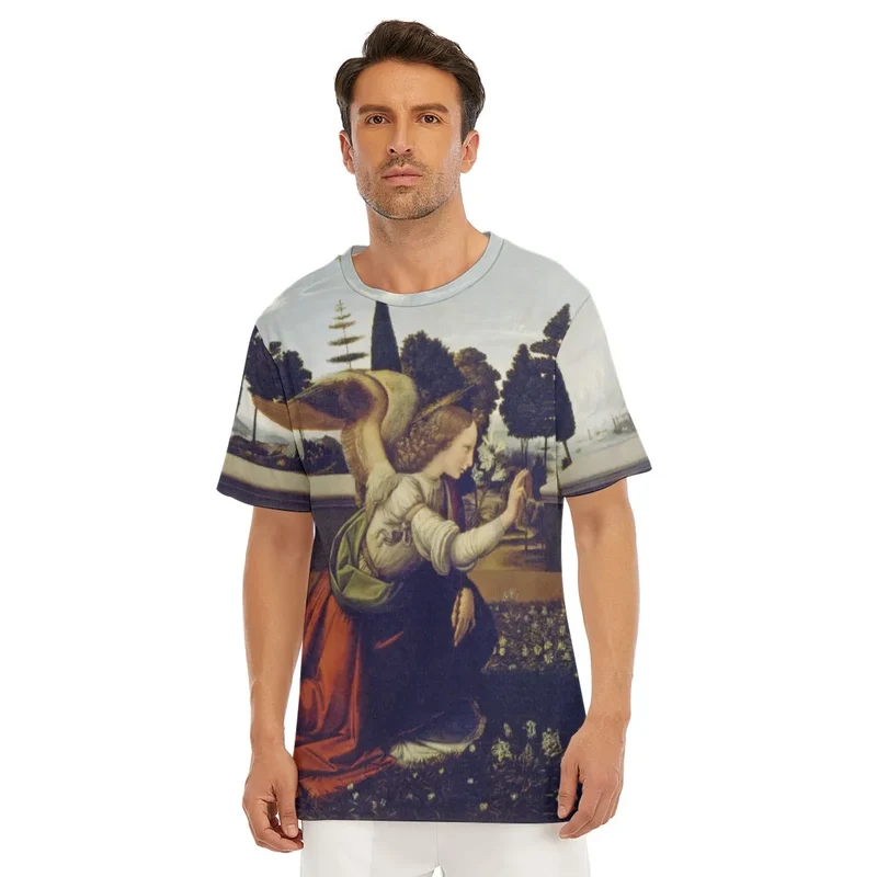 Leonardo da Vinci's The Annunciation T-Shirt