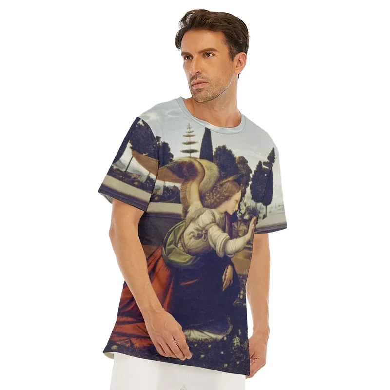 Leonardo da Vinci's The Annunciation T-Shirt