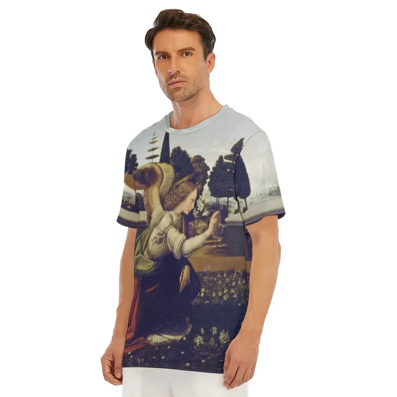 Leonardo da Vinci's The Annunciation T-Shirt