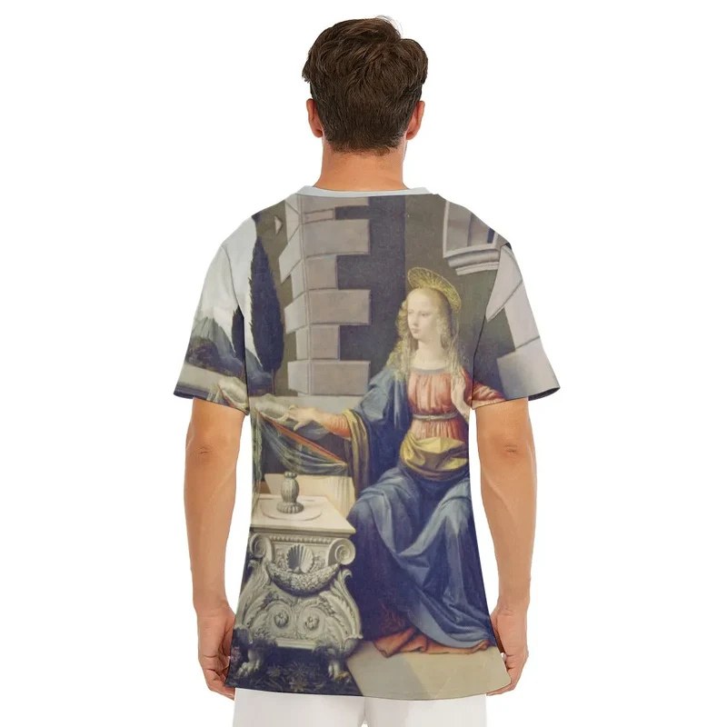Leonardo da Vinci's The Annunciation T-Shirt