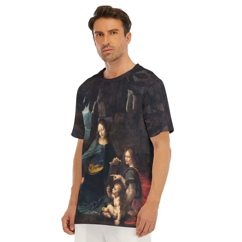 Leonardo da Vinci's The Virgin of the Rocks T-Shirt