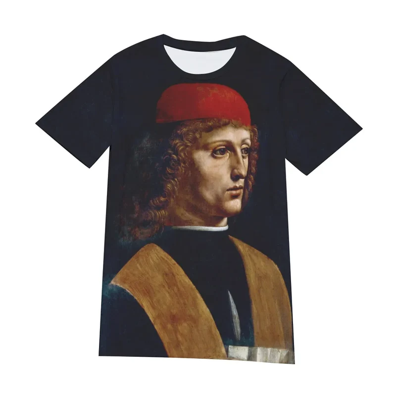 Leonardo da Vinci's The Portrait of a Musician T-Shirt