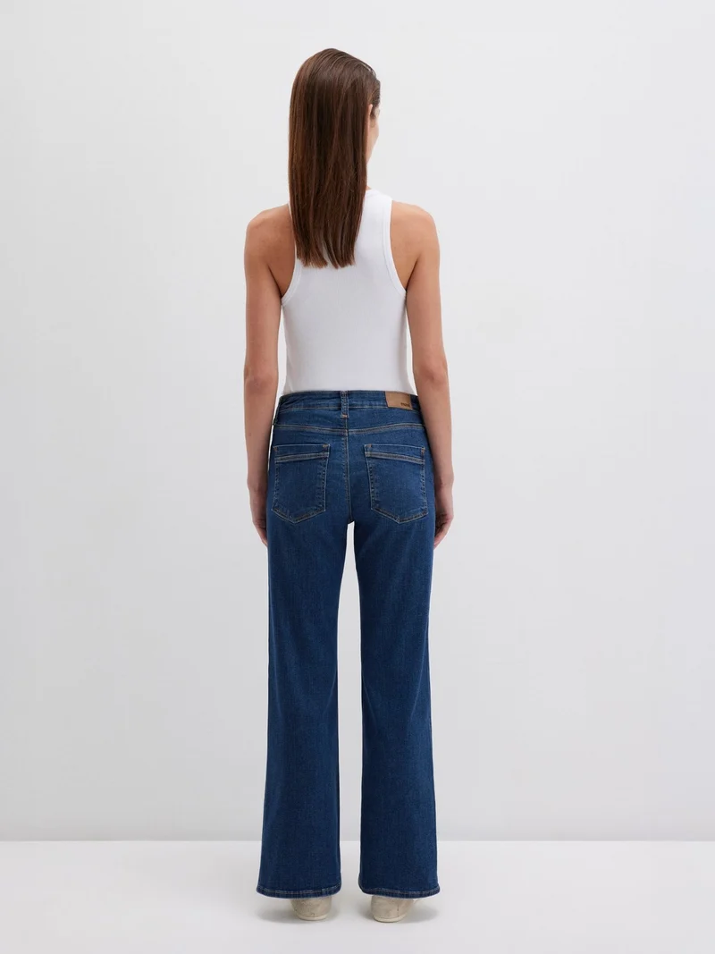 MAVI - IBIZA, Loose Straight, Mid-Waist, Dark Brushed