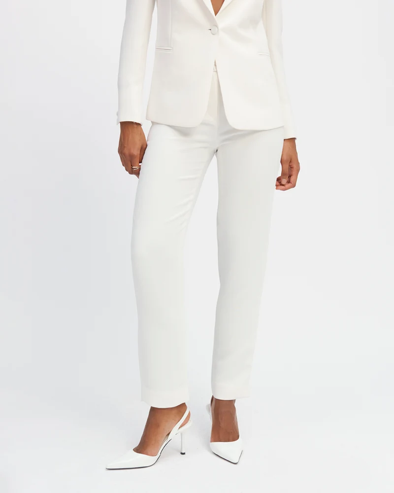 Pantalon Cigarette New-York - Blanc