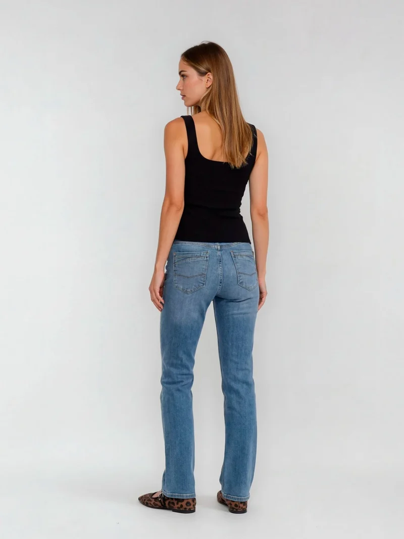 CROSS JEANS - LAUREN Jeans, Regular Fit, High-Waist, Light Blue