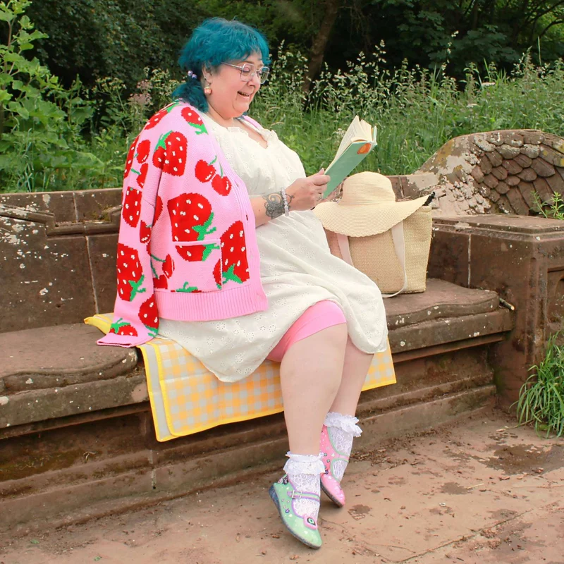 Cotton Rich Cardigan - Strawberry