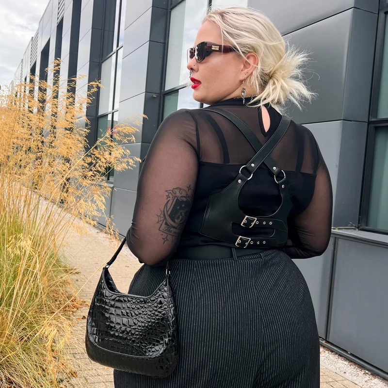 Mesh Sleeve Top - Florence